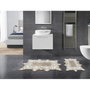 Mijölnir Juego de Alfombras de Baño Crema (2 Piezas)